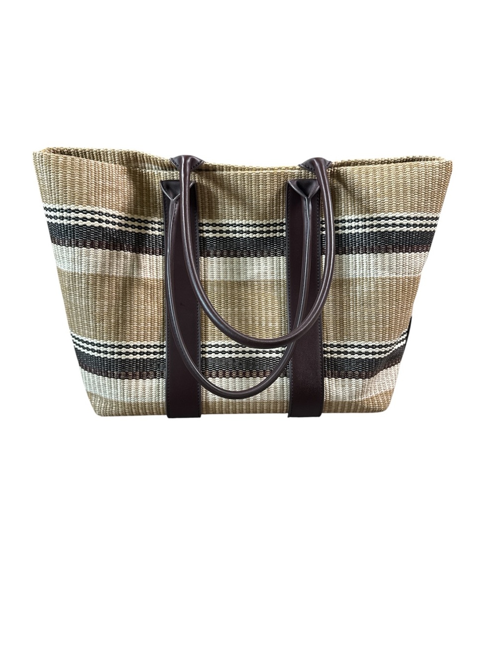 Adolfo Dominguez woven Tote bag